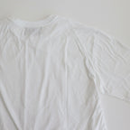 Y NECK T-SHIRTS #WHITE [TS-01-0001]
