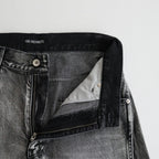 TWISTED DENIM CARGO #BLACK [241-01-0203]