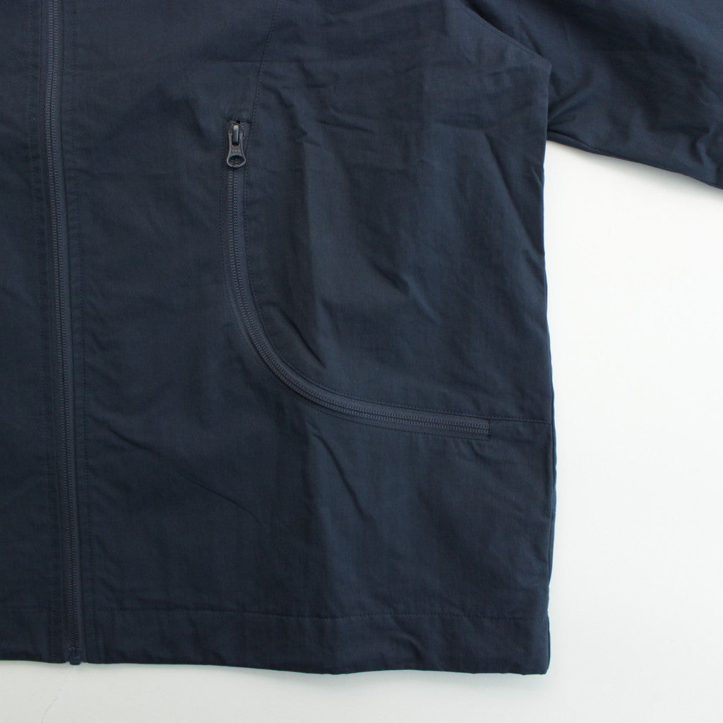 Curve Zipper Track Jacket #Navy [SS24-055J]