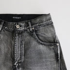 TWISTED DENIM CARGO #BLACK [241-01-0203]