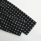 Coach heart print jacket #black/white [SS24-129J]