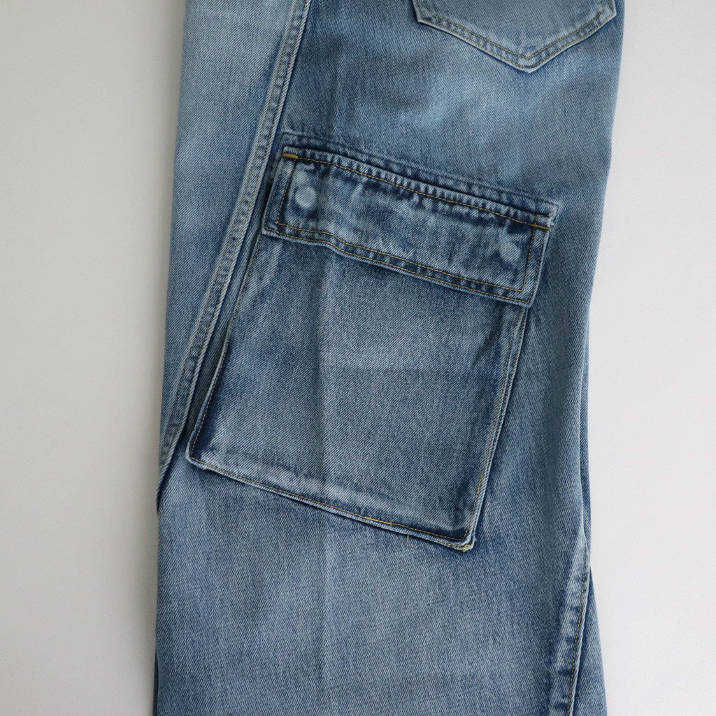 TWISTED DENIM CARGO #INDIGO [241-01-0203]