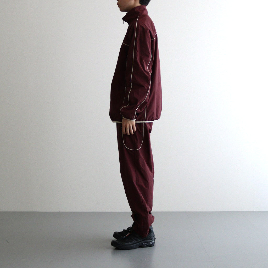 Track Pipping Jacket #Bordeaux/Cream [SS24-014J]