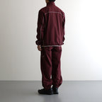 Track Pipping Jacket #Bordeaux/Cream [SS24-014J]