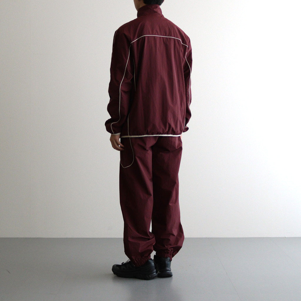 Track Pipping Pants #Bordeaux/Cream [SS24-015P]