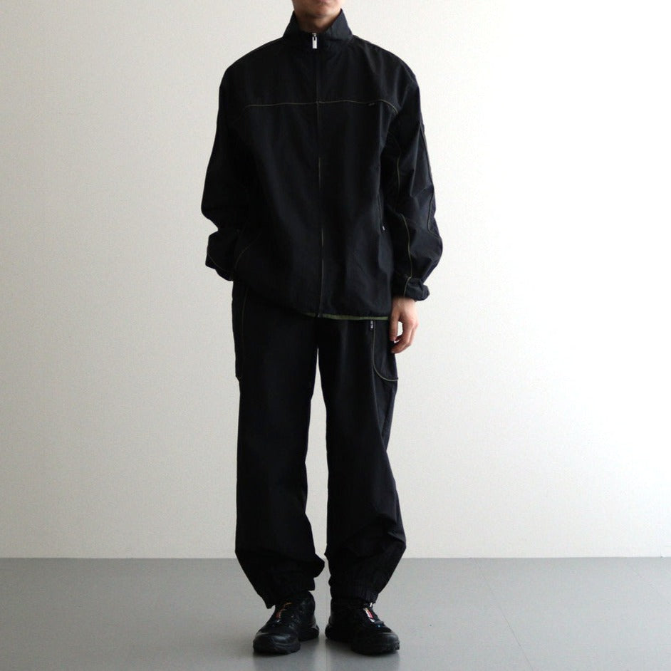 Track Pipping Jacket #Black/Green [SS24-014J]