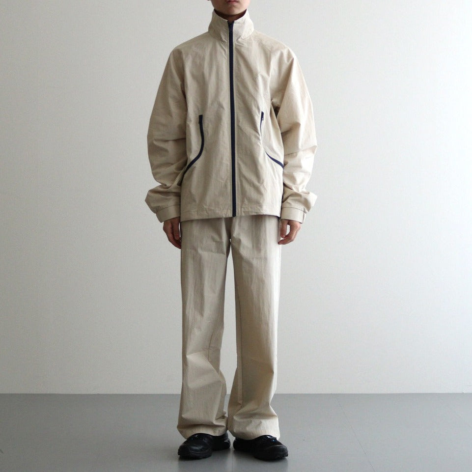 Curve Zipper Track Jacket #Cream/Navy [SS24-055J] – Reraise