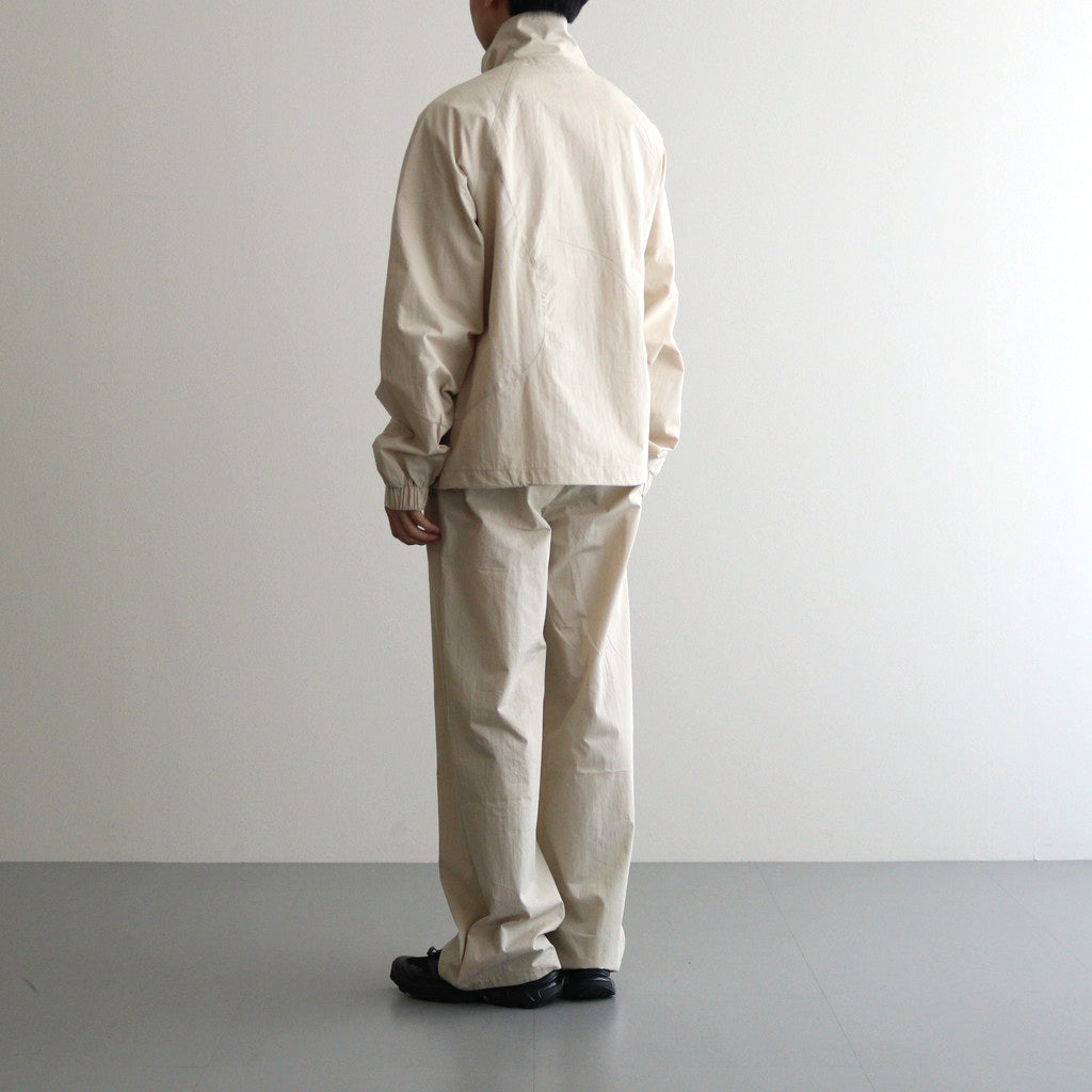 Curve Zipper Track Pants #Cream/Navy [SS24-056P]