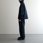 Curve Zipper Track Jacket #Navy [SS24-055J]