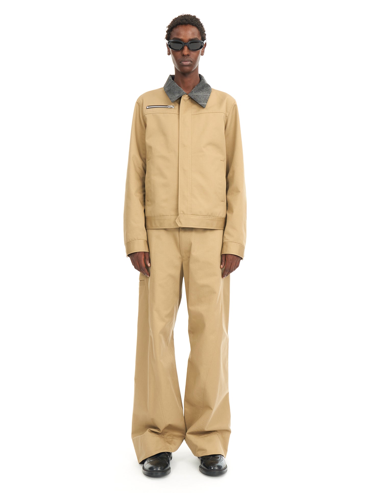 TWISTED WORK PANTS (23aw) #BEIGE [PT-01-0002]