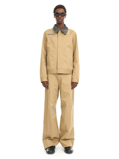 TWISTED WORK PANTS (23aw) #BEIGE [PT-01-0002]