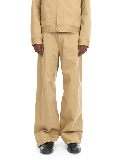TWISTED WORK PANTS (23aw) #BEIGE [PT-01-0002]