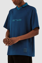 Taylor Collar T-shirt #Navy [SS24-090T]