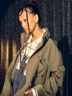 NEWCOMMUNE Souvenir military Jacket #KHAKI [13422003]