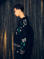 Notes Cardigan #BLACK [13413008]