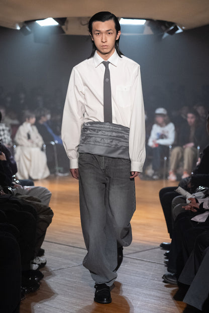 KNICKER BOCKERS DENIM (bio washed) #GREY [S23AW24DNM-WSH]