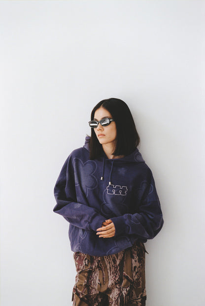 Flower hoodie #PURPLE [TTT-2024SS-CT04]