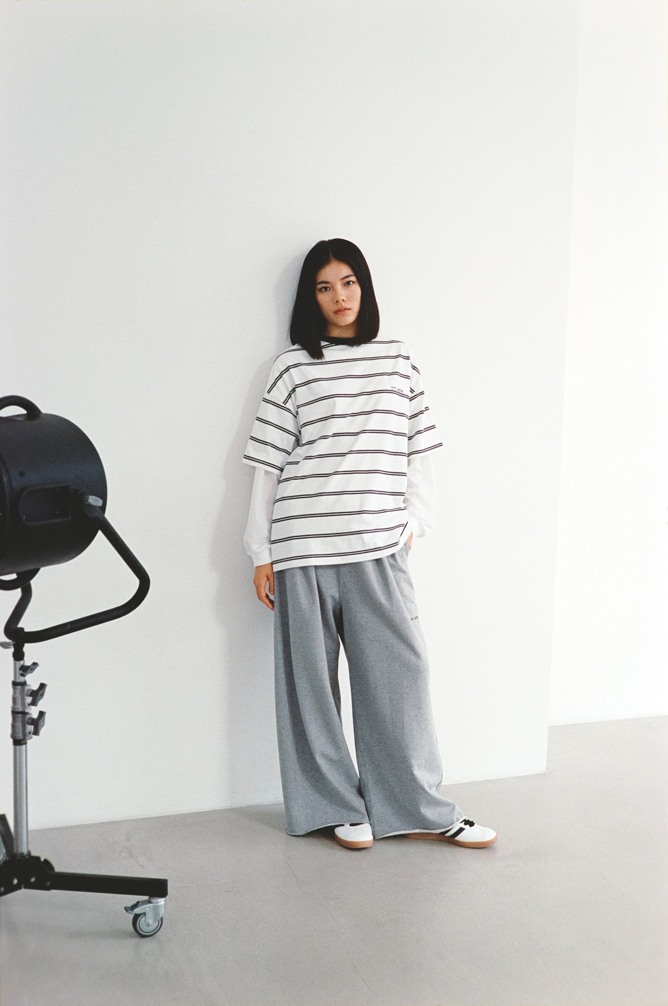 Wide sweat pants #GRAY [TTT-2024SS-PT13] - TTT MSW（ティー