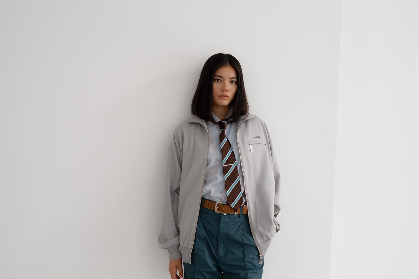Track suit jacket #GRAY [TTT-2024SS-JK12]