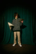 Pixie Knit #Black×White [TI025006]