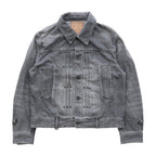 BDH DENIM JACKET (bio washed) #GREY [S23AW21DNM-WSH]