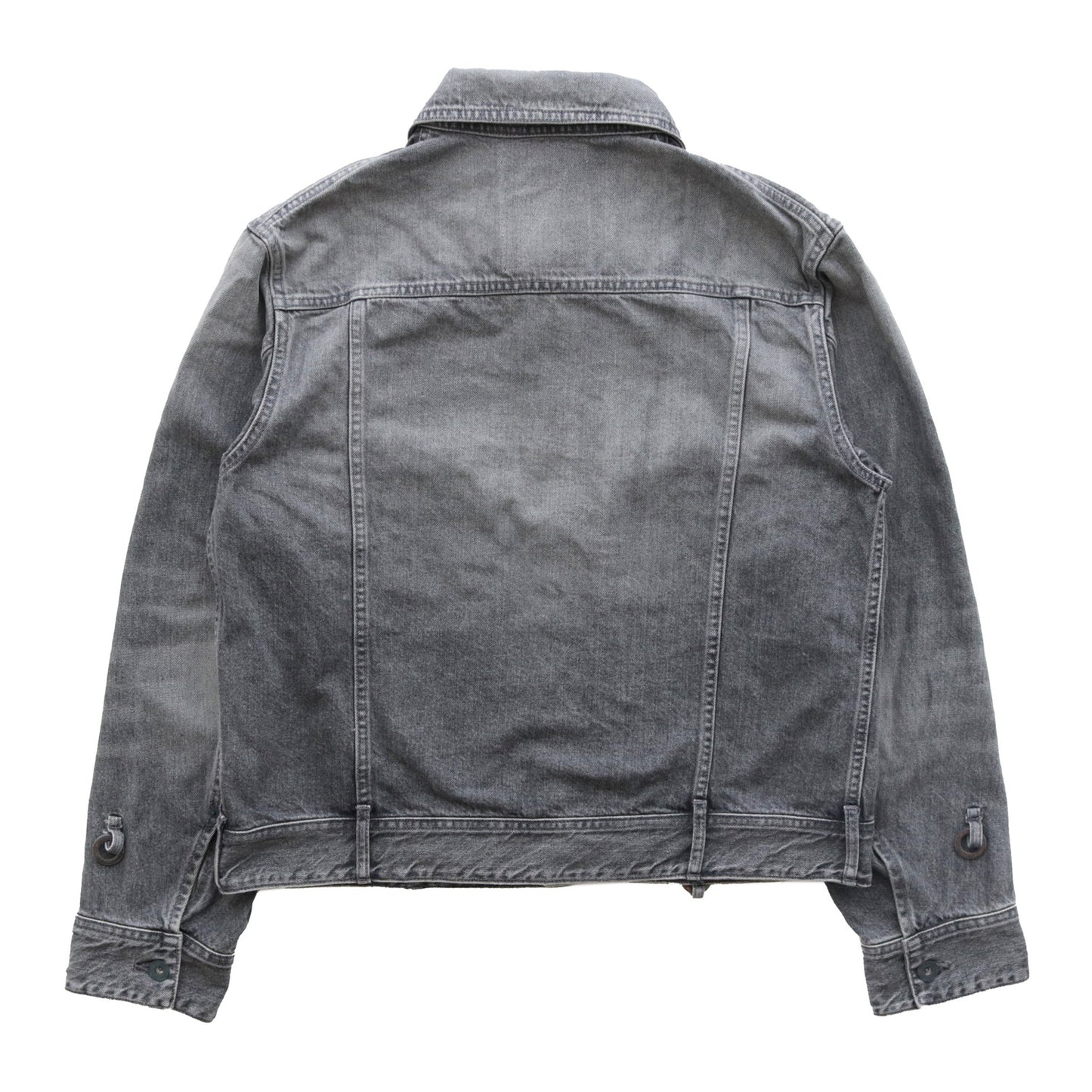 BDH DENIM JACKET (bio washed) #GREY [S23AW21DNM-WSH]