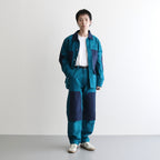 Jules Heart Padded Pants #Petrol blue [AW23-082P]