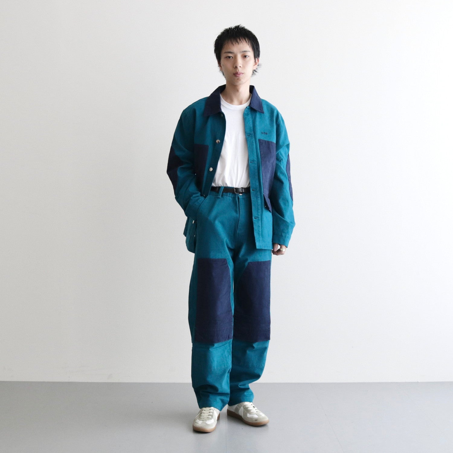 Jules Heart Padded Pants #Petrol blue [AW23-082P]