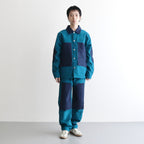 Jules Heart Padded Jacket #Petrol blue [AW23-081J]