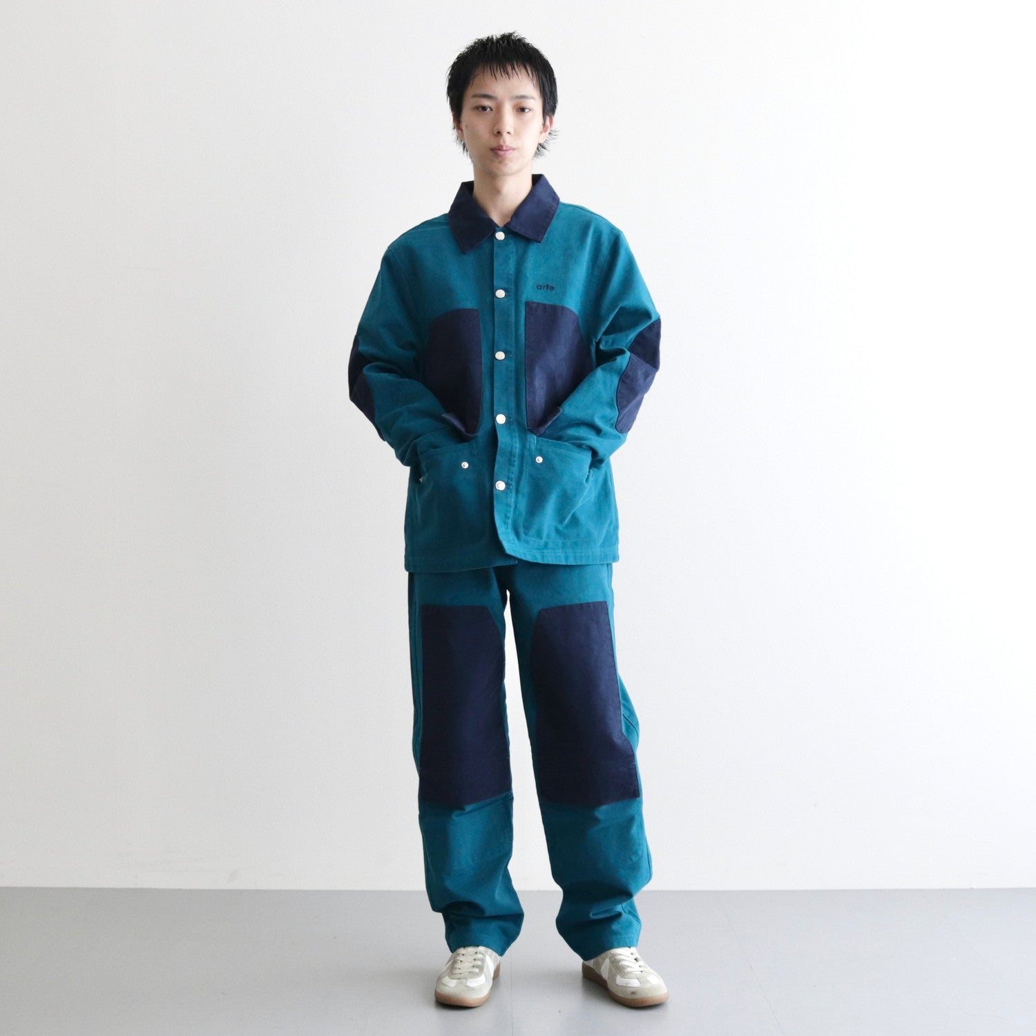 Jules Heart Padded Jacket #Petrol blue [AW23-081J]