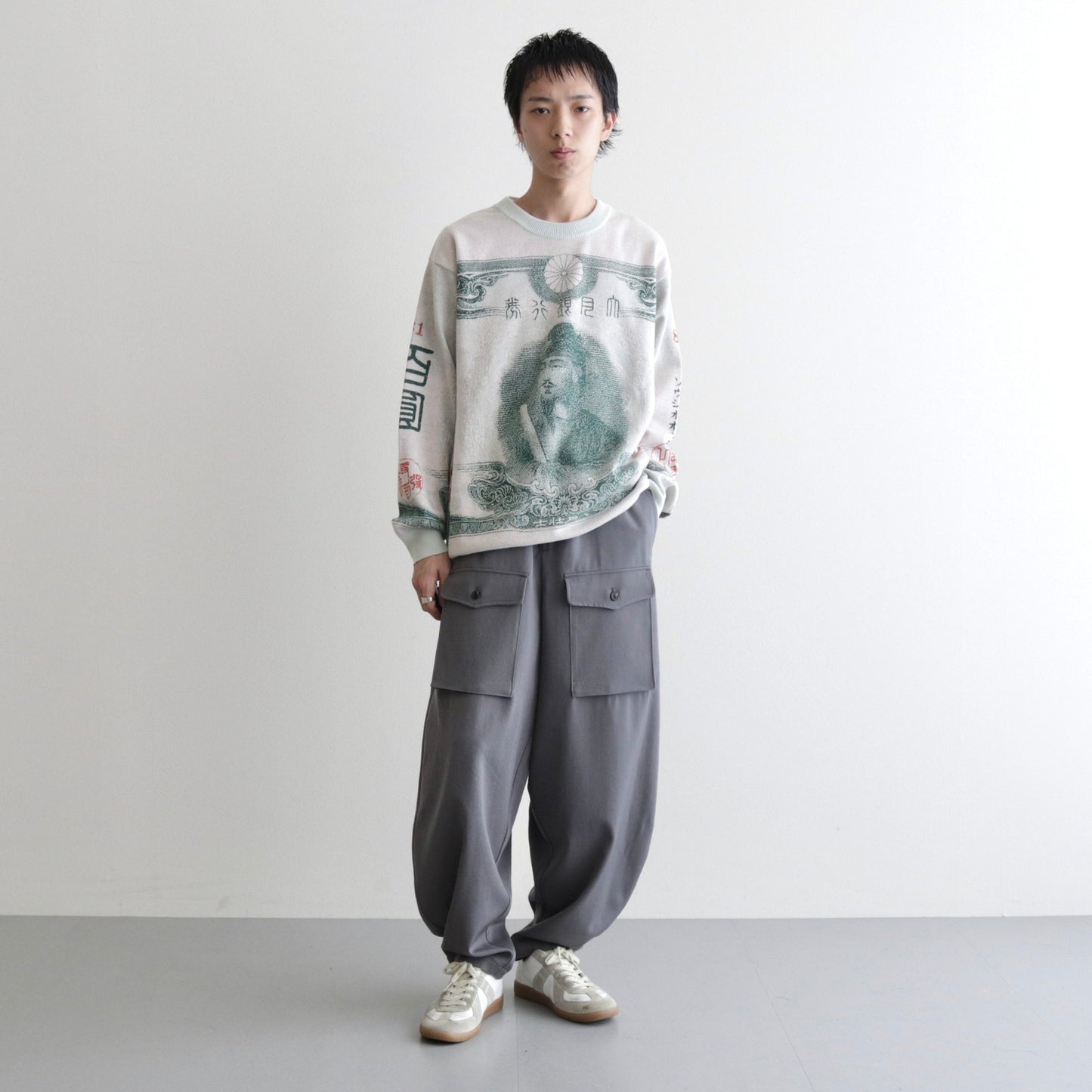 KNICKER BOCKERS CARGO #GREY [S23AW09PT-W]