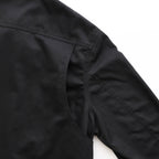 CONVERTIBLE COLLAR JACKET #BLACK [241-01-0303]