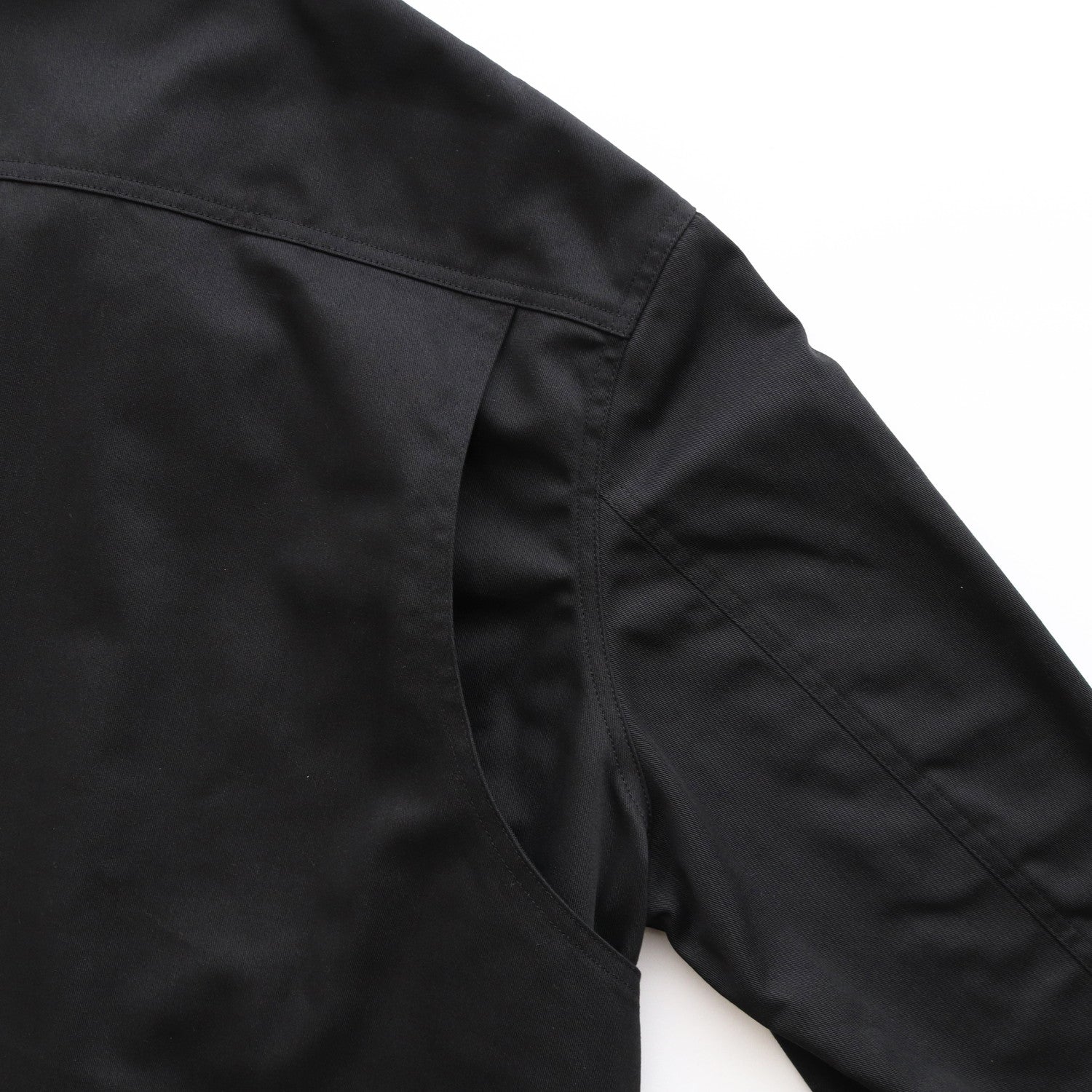 CONVERTIBLE COLLAR JACKET #BLACK [241-01-0303]