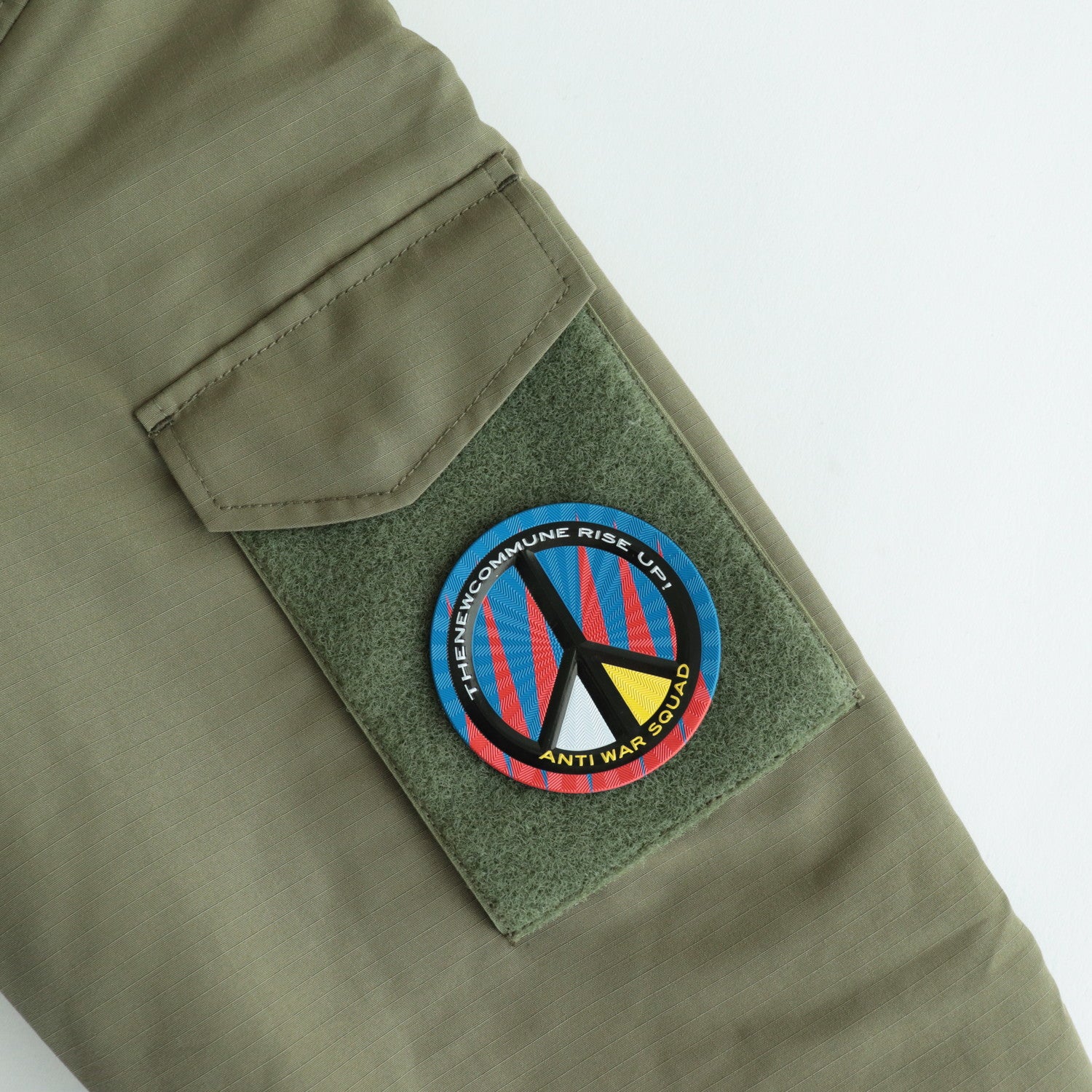 NEWCOMMUNE Souvenir military Jacket #KHAKI [13422003]