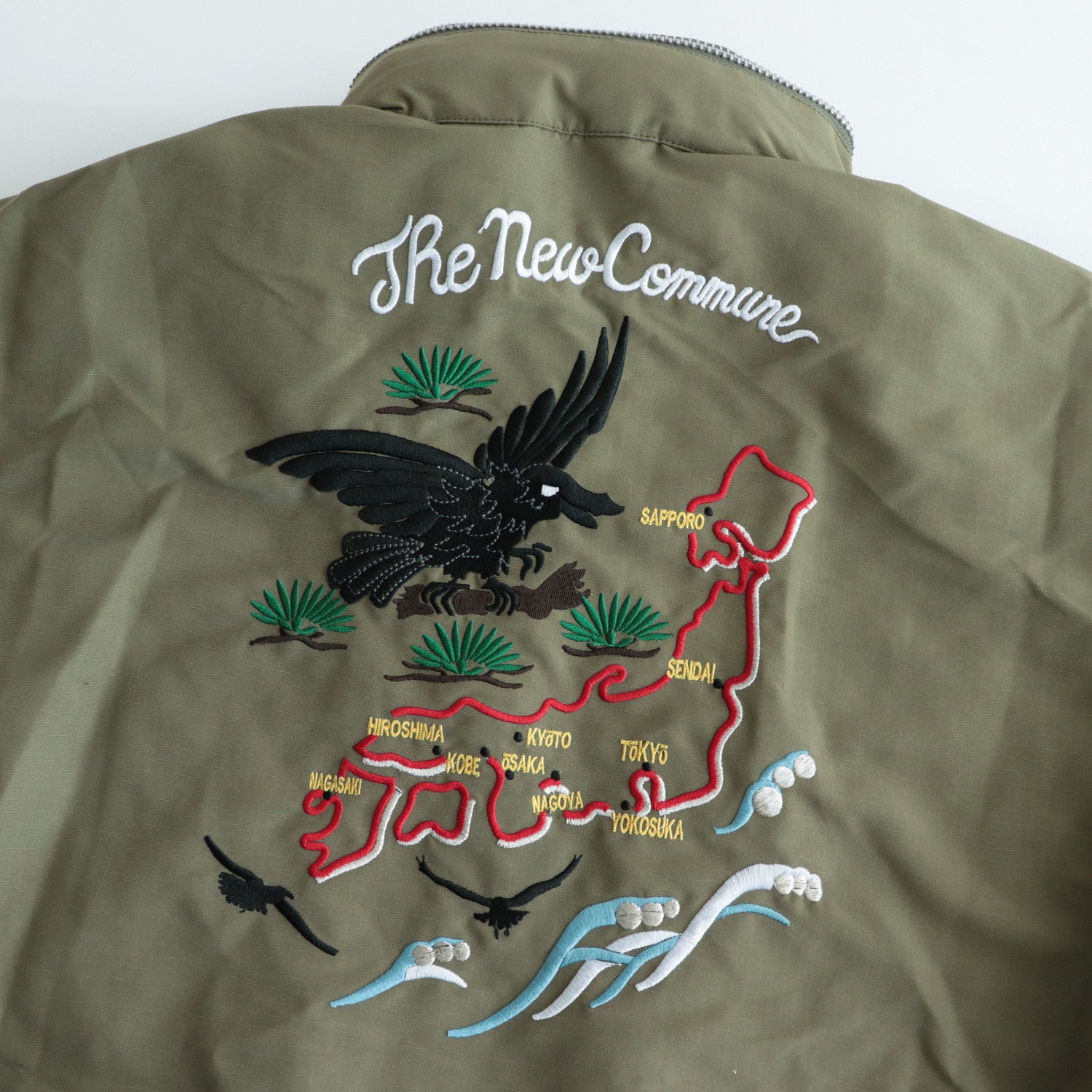 NEWCOMMUNE Souvenir military Jacket #KHAKI [13422003]