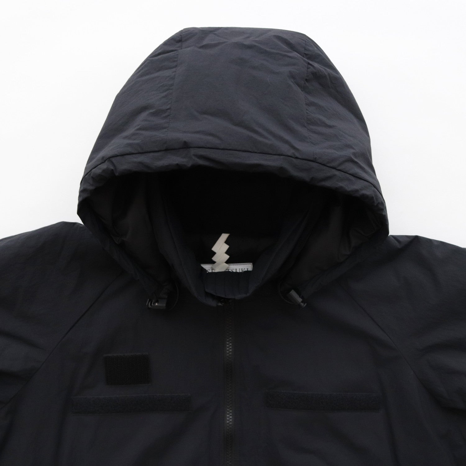 WIDE NECK SHELL JACKET #BLACK [S23AW11BL] - SOSHIOTSUKI（ソウシ