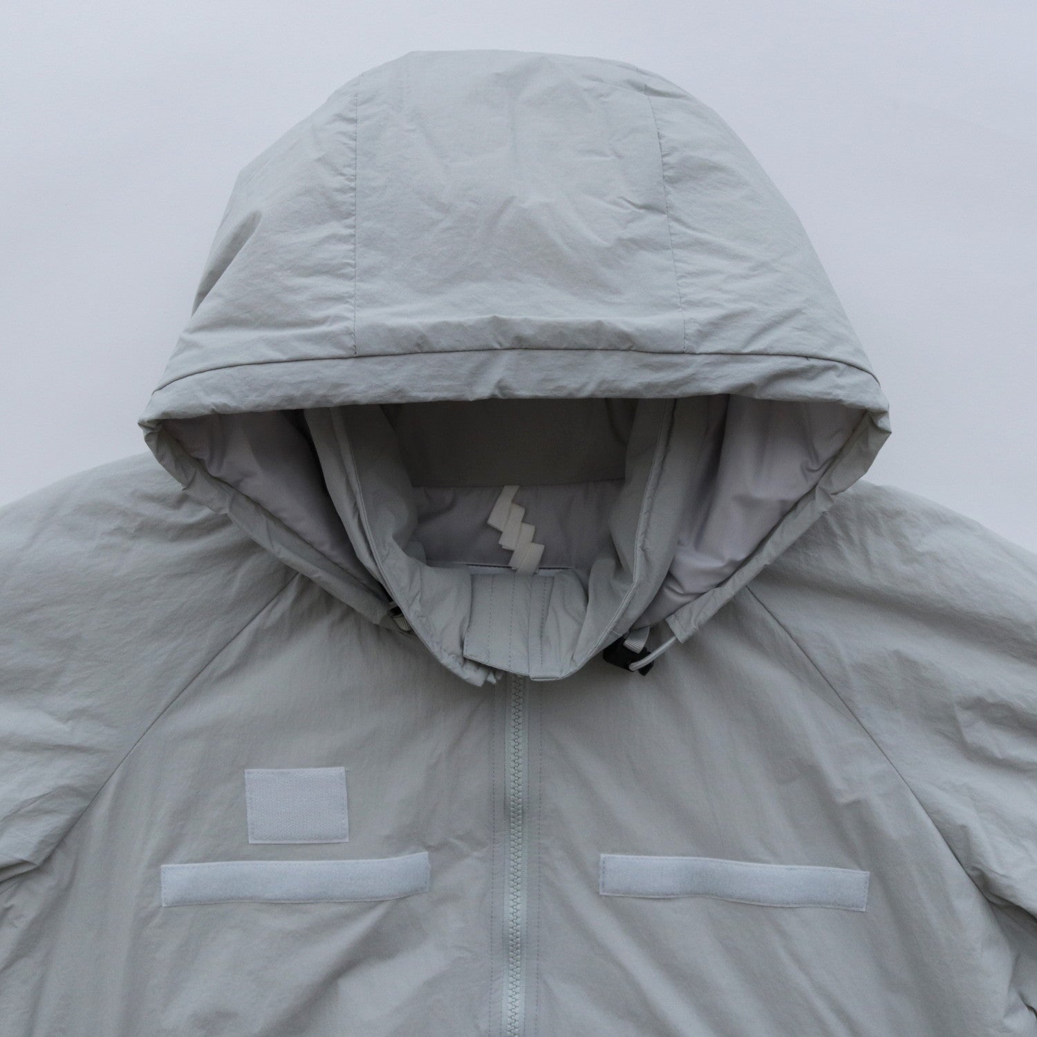 WIDE NECK SHELL JACKET #LIGHT GREY [S23AW11BL]