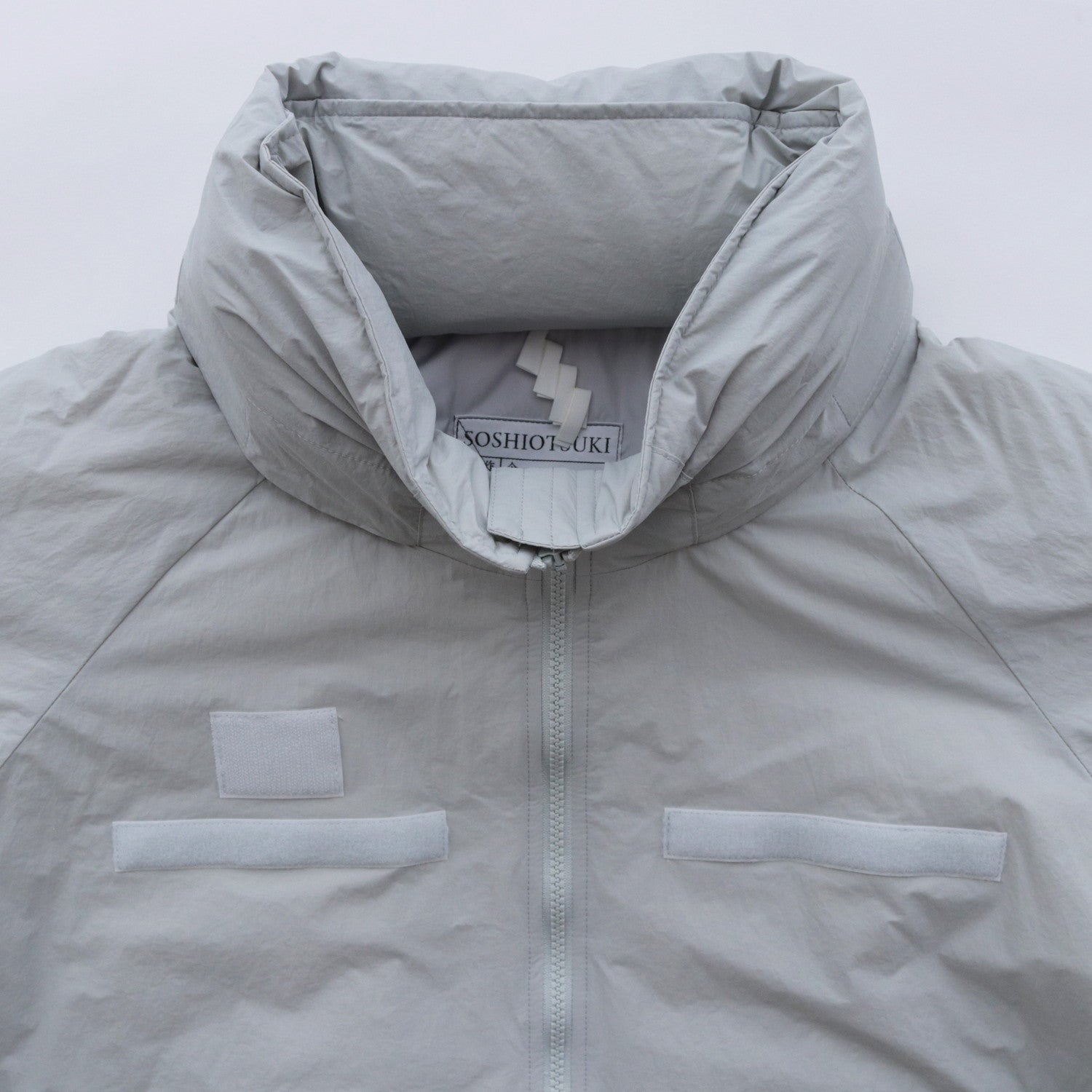 WIDE NECK SHELL JACKET #LIGHT GREY [S23AW11BL]