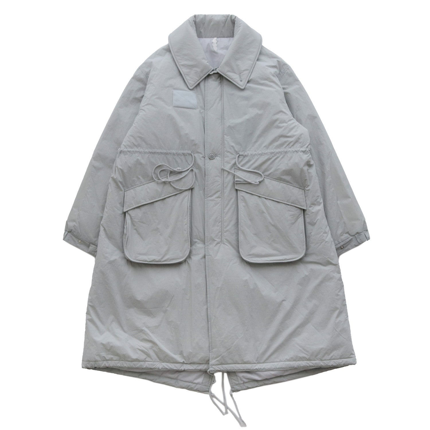 UGLY COLLAR SHELL COAT #LIGHT GREY [S23AW27CT-N] - SOSHIOTSUKI