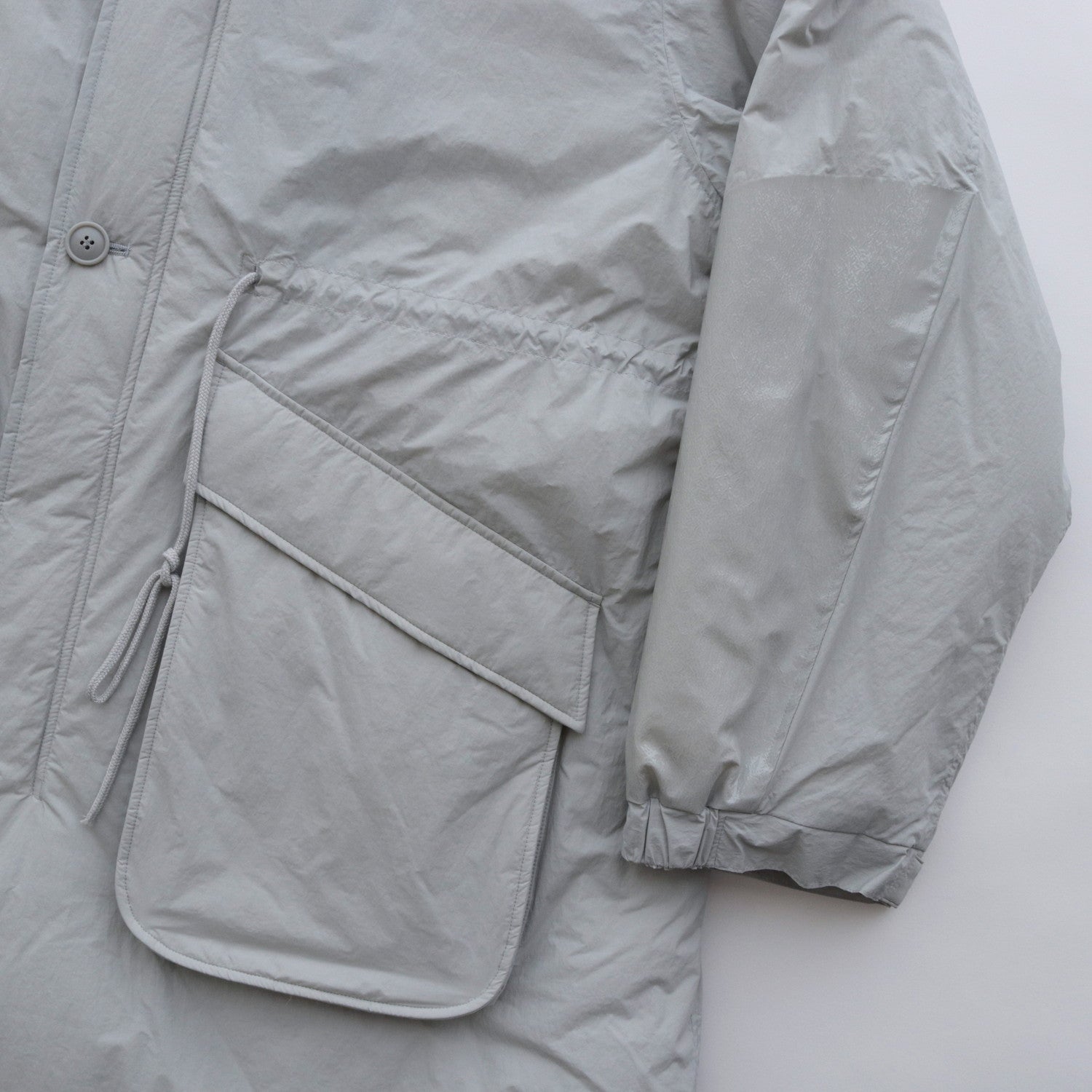 UGLY COLLAR SHELL COAT #LIGHT GREY [S23AW27CT-N]