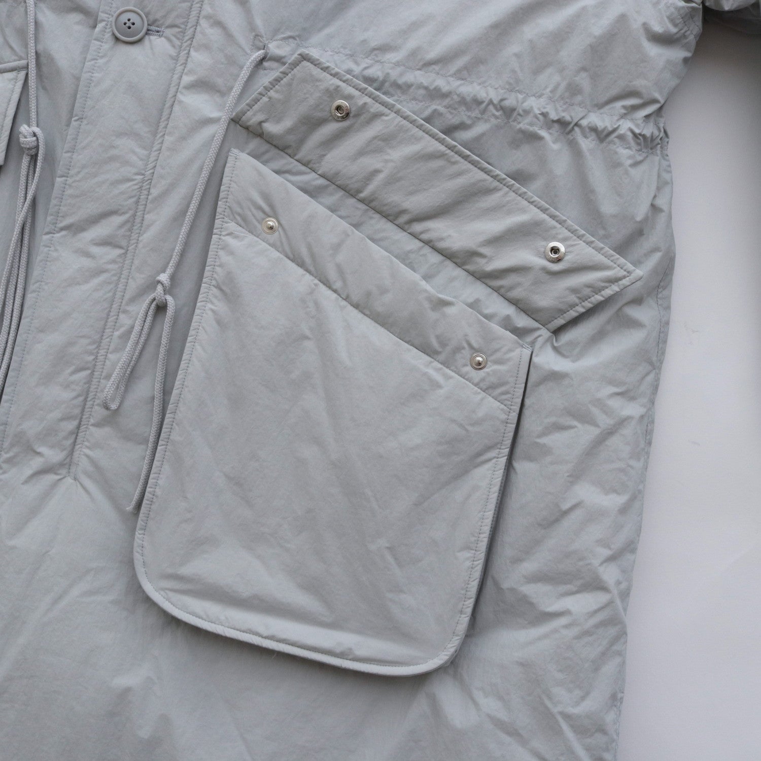 UGLY COLLAR SHELL COAT #LIGHT GREY [S23AW27CT-N]