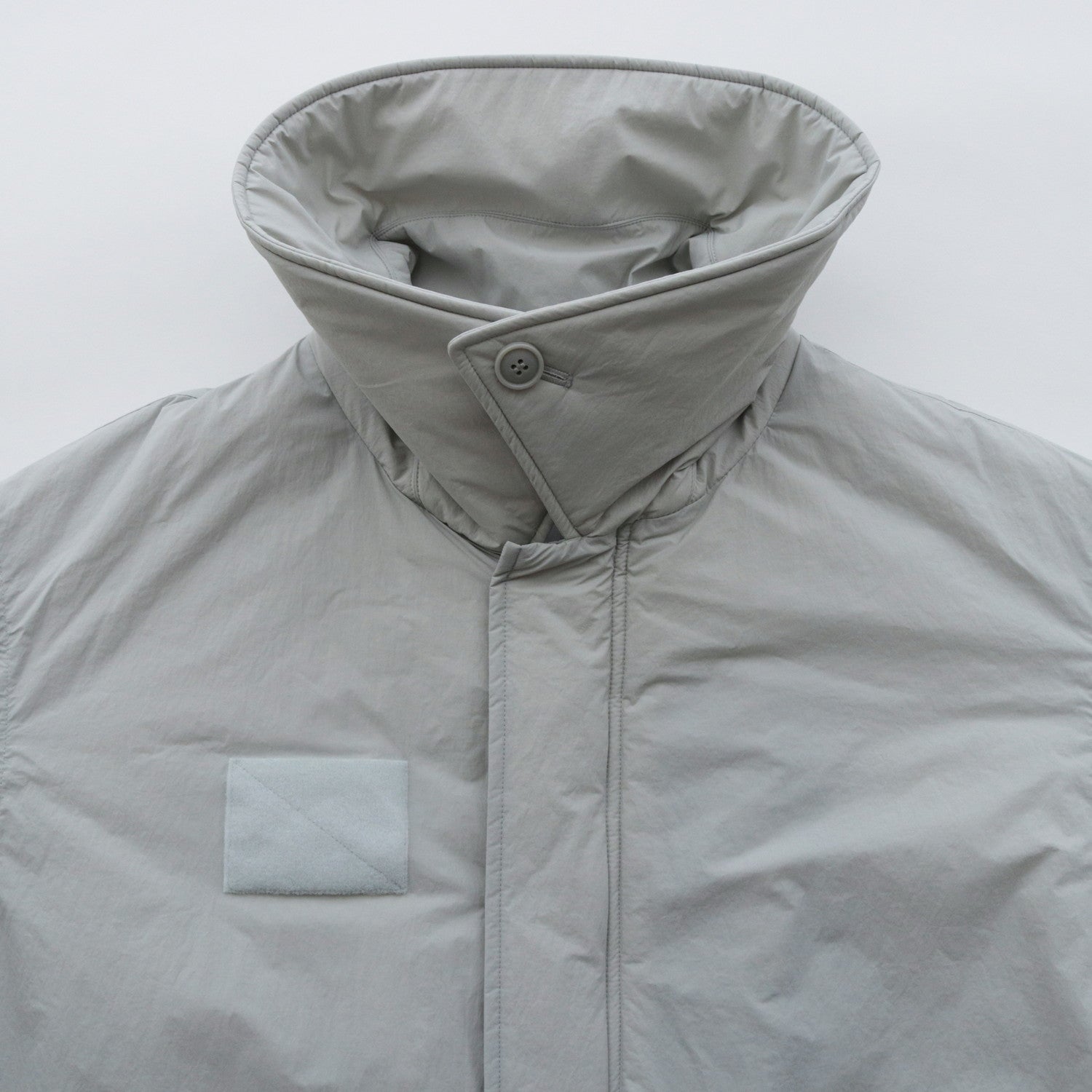 UGLY COLLAR SHELL COAT #LIGHT GREY [S23AW27CT-N]