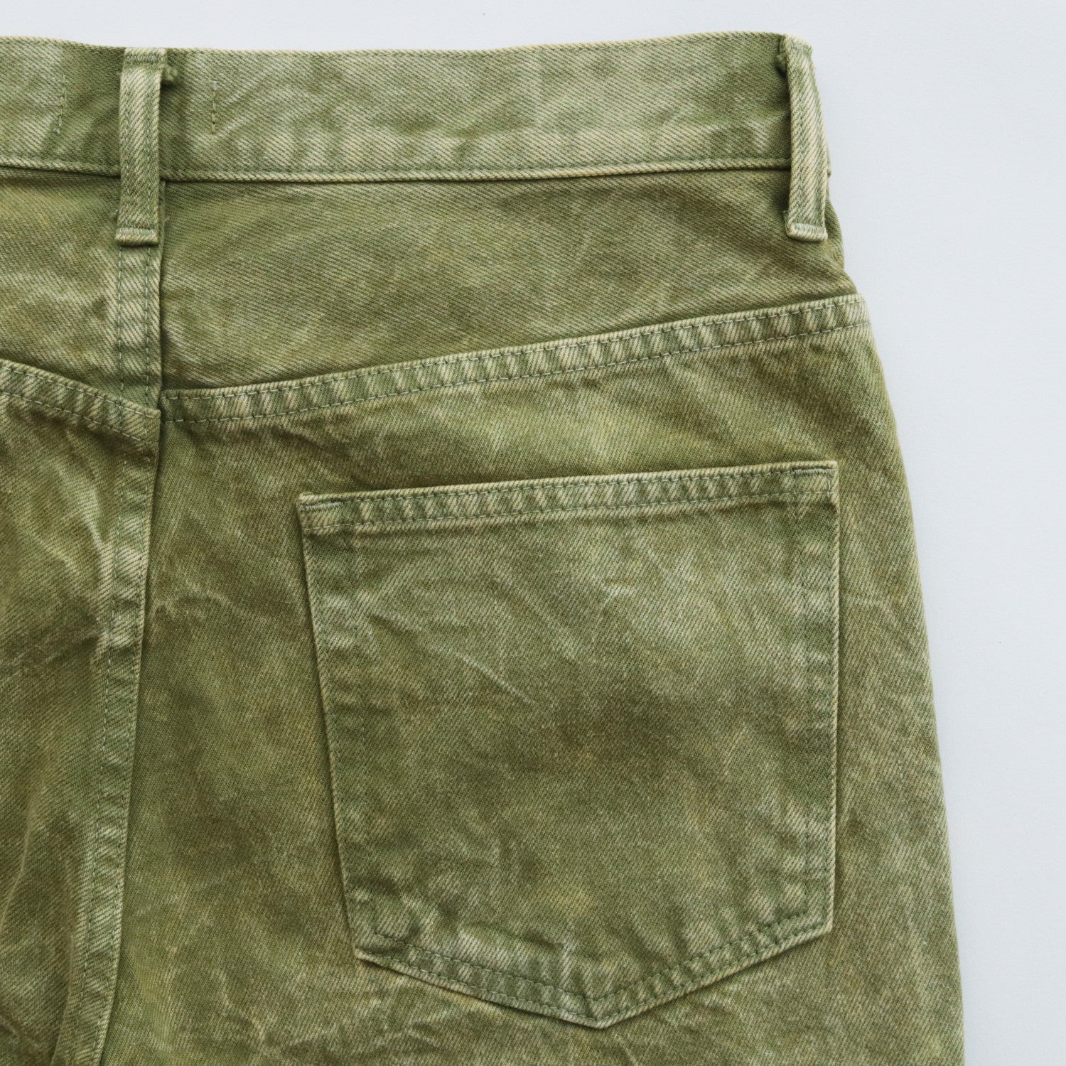 Product Dye Semi Flare Denim #green [AL23W-PT03A]