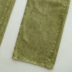 Product Dye Semi Flare Denim #green [AL23W-PT03A]