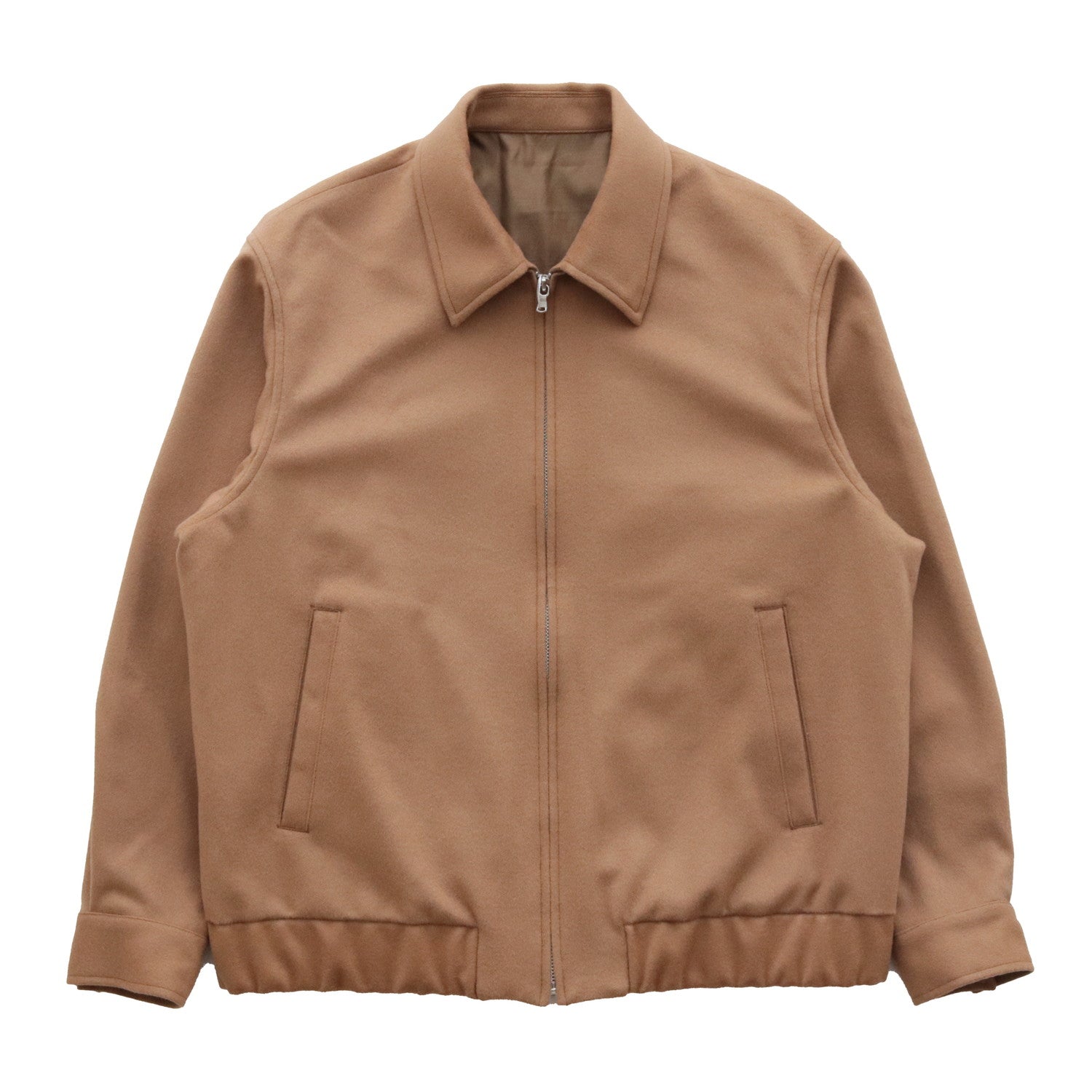 Wool Zip Blouson #camel [AL23W-BL03]