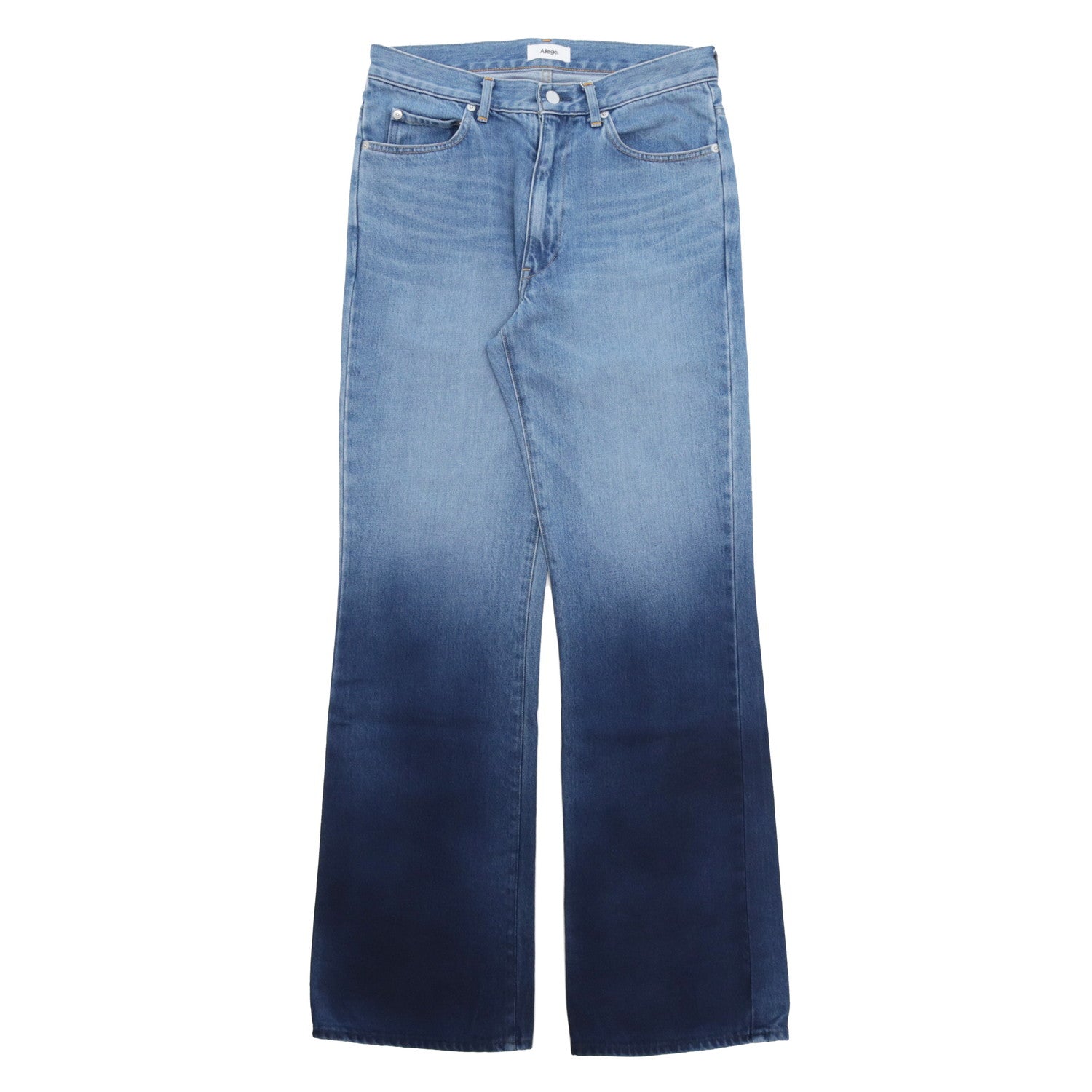Gradation Semi Flare Denim #blue [AL23W-PT03B]