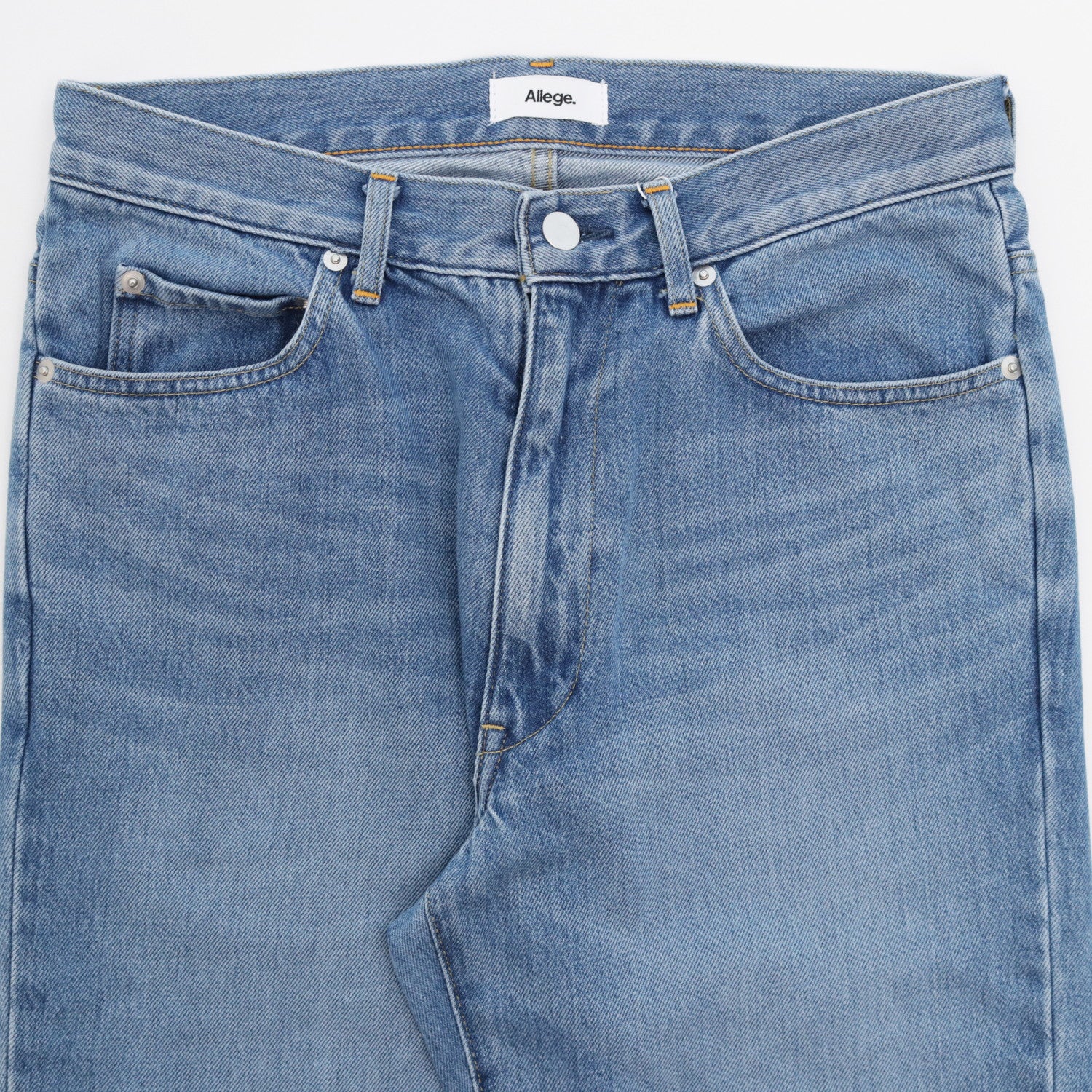 Gradation Semi Flare Denim #blue [AL23W-PT03B]