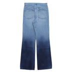 Gradation Semi Flare Denim #blue [AL23W-PT03B]