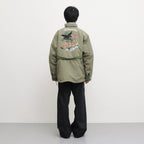 NEWCOMMUNE Souvenir military Jacket #KHAKI [13422003]