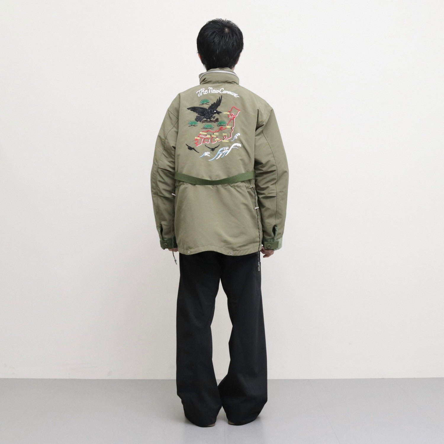 NEWCOMMUNE Souvenir military Jacket #KHAKI [13422003]